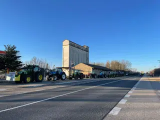 Tractores en Calzada de Don Diego