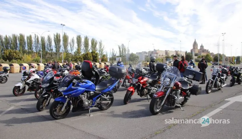 Manifestación de moteros