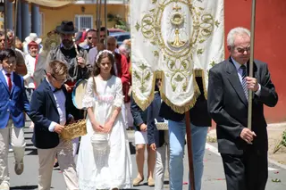 Procesión por las Fiestas del Señor en Cabrerizos. Fotos S24H
