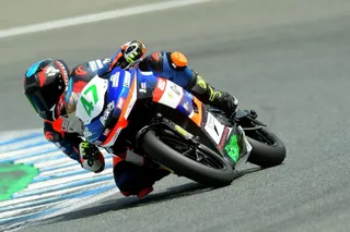 Sergio Verdugo, en el circuito de Jerez