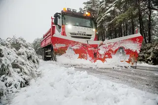 Nieve en la carretera de la Peña de Francia | José Vicente-ICAL