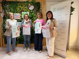 Presentación del Día contra el Cáncer de Mama en Guijuelo