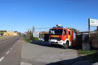 Incendio en un vivero de la carretera de Aldealengua