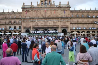 La Salamanca Band y Cornetas del Regimiento de The RIFLES