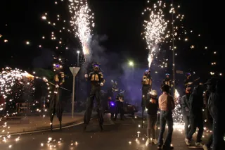 Correfuegos ragnarok en Carbajosa