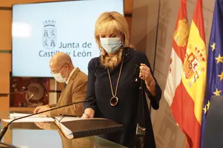 Casado e Igea durante la rueda de prensa | Foto: ICAL