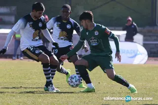 José Ángel, en el duelo de Copa entre Unionistas y Deportivo | FOTO SALAMANCA24HORAS.COM