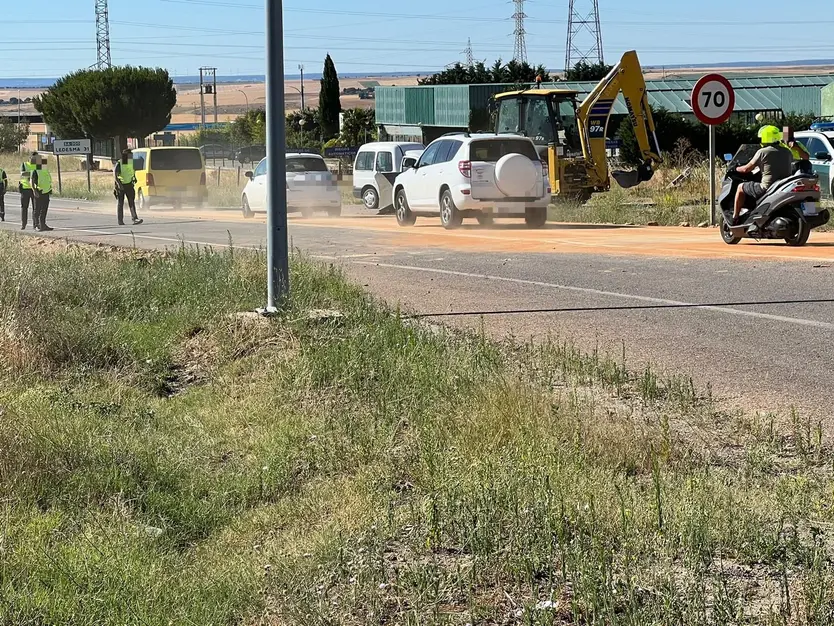 Villamayor, rotonda A-62, A66