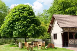 Foto de archivo de una casa rural