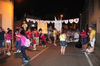 Fiestas en Villarino de los Aires 2016: Desfile de peñas