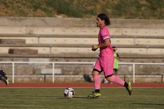Pedraza, ante el Valladolid Promesas en Las Pistas | FOTO SALAMANCA24HORAS.COM