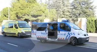Dos heridos en un accidente de tráfico en el paseo de Torrente Ballester