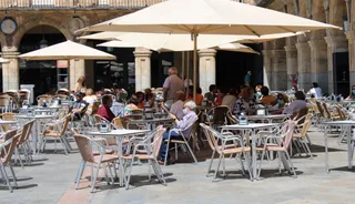 Terrazas en la Plaza Mayor