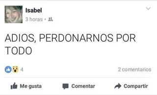 ¿Escribió el presunto agresor el mensaje de la víctima en Facebook?