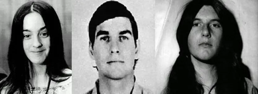 Fotografías policiales de Susan Atkins, Tex Watson y Patricia Krenwinkel de la familia Manson