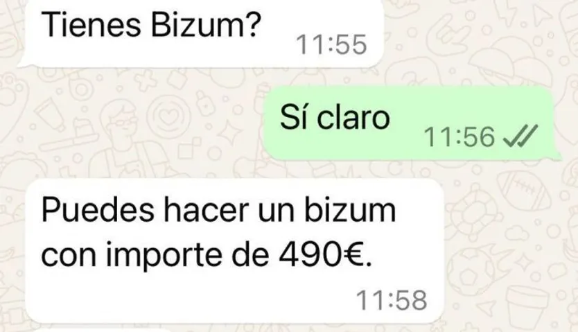 Estafa en Salamanca para realizar un bizum 2