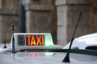 Imagen de un taxi de Salamanca | Foto: Archivo S24h