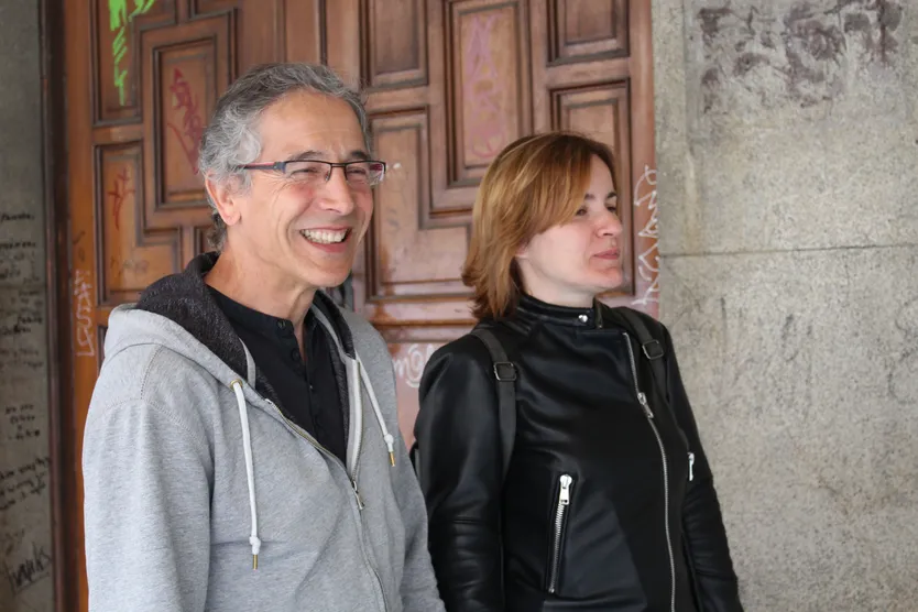 Alicia Paniagua y el técnico de rehabilitación, Boni Martín
