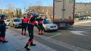Accidente en la avenida de Villamayor | Andrea Mateos