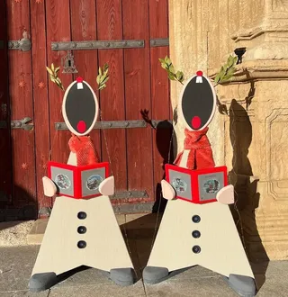 Decoración navideña en Villaverde de Guareña