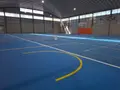 Renovado el pavimento de la pista multideporte del pabellón del Complejo Deportivo de Carbajosa de la Sagrada
