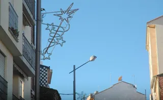 Colocación iluminación navideña Guijuelo