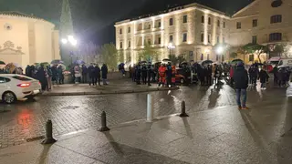 La lluvia imposibilita la salida del Santísimo Cristo de la Liberación, que confirma la suspensión de su procesión