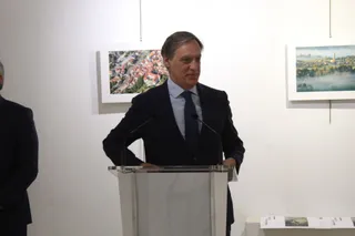 Presentación de la exposición "Maravillas de Eslovenia" de Janez Kramar