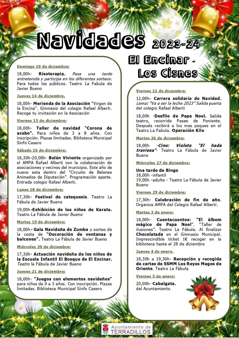 Programa Navidad El Encinar 