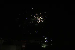Fuegos artificiales en Guijuelo