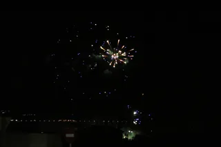 Fuegos artificiales en Guijuelo