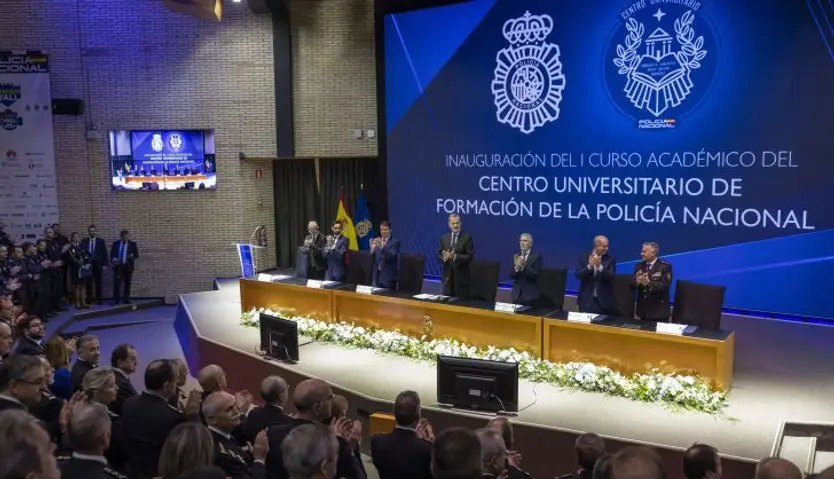 Inauguración del Centro Universitario de Formación de la Policía Nacional. ICAL