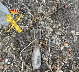 Artefacto explosivo encontrado en Parada de Arriba