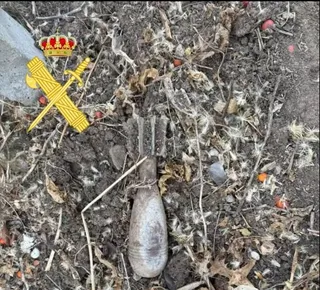 Artefacto explosivo encontrado en Parada de Arriba