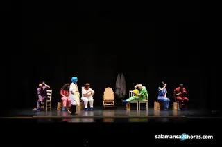 Komo Teatro, en una representación en El Liceo / FOTO SALAMANCA24HORAS.COM