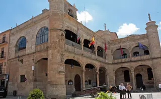Ciudad Rodrigo Ayuntamiento. Foto de archivo