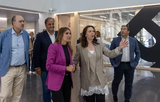 La consejera de Educación, Rocío Lucas, visita el nuevo instituto de Guijuelo | Susana Martín (ICAL)