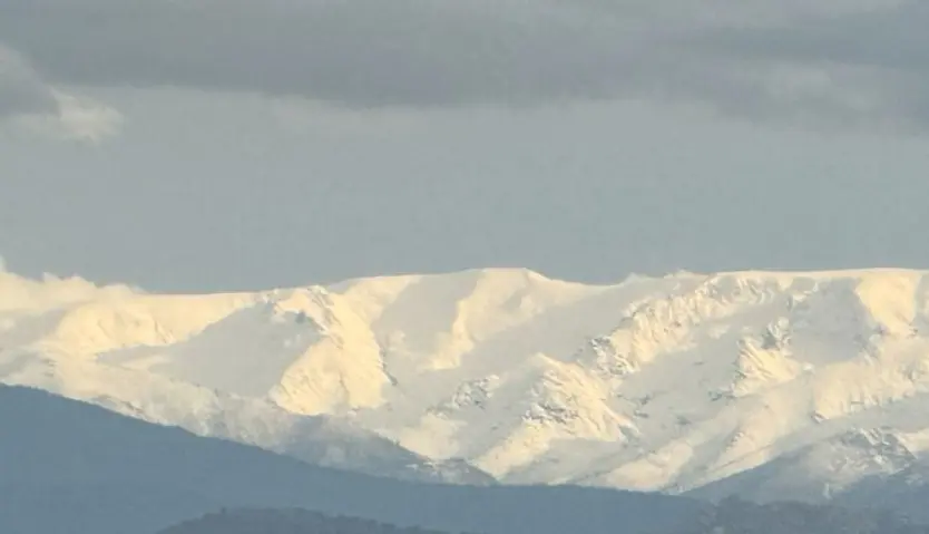 Nieve en la Sierra de Béjar, 12 de marzo de 2025