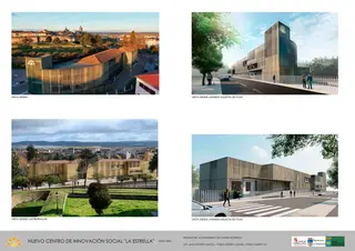 Nueva imagen del antiguo Centro de Salud de Ciudad Rodrigo rehabilitado como Centro de Innovación Social y Territorial Salamanca CIS La Estrella | Ayuntamiento de Ciudad Rodrigo