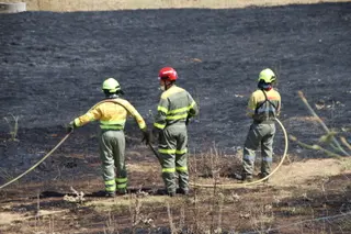 Incendio cuneta Villares