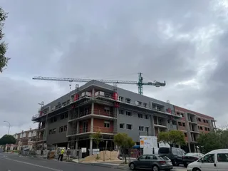 Viviendas en construcción.