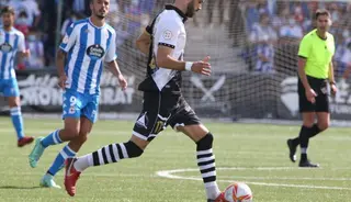 Fernando Román, ante el Deportivo / FOTO SALAMANCA24HORAS.COM