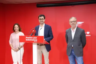 José Luis Mateos, Fidel Francés y Mar Fuentes informan sobre propuestas en materia de educación | Fotos: Andrea Mateos