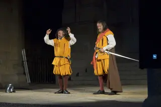 Imagen de la representación teatral