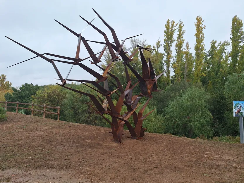 Aves, nueva escultura de la ruta de arte emboscado en Santa Marta4