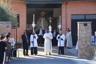 Procesión de la patrona del barrio Nuestra Señora de la Merced