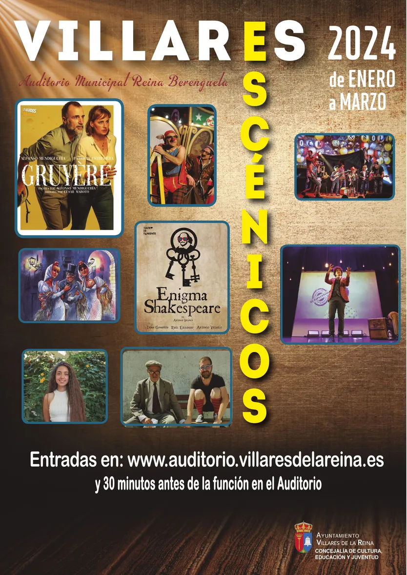 Cartel Villarescénicos Enero a marzo 2024