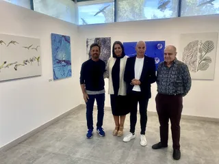Proyecto 'Arte y biodiversidad en la Isla del Soto' en Santa Marta de Tormes. Foto Ayto. Santa Marta de Tormes