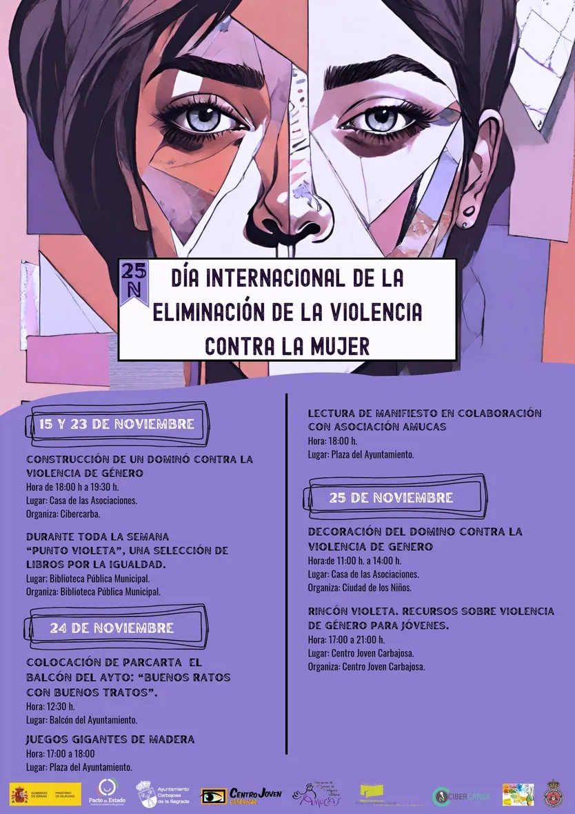 Carbajosa, cartel Día contra Violencia Género 25N