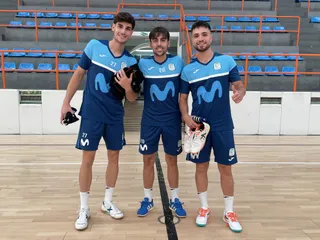 Jugadores de Intermovistar en La Alamedilla | FOTO INTER MOVISTAR